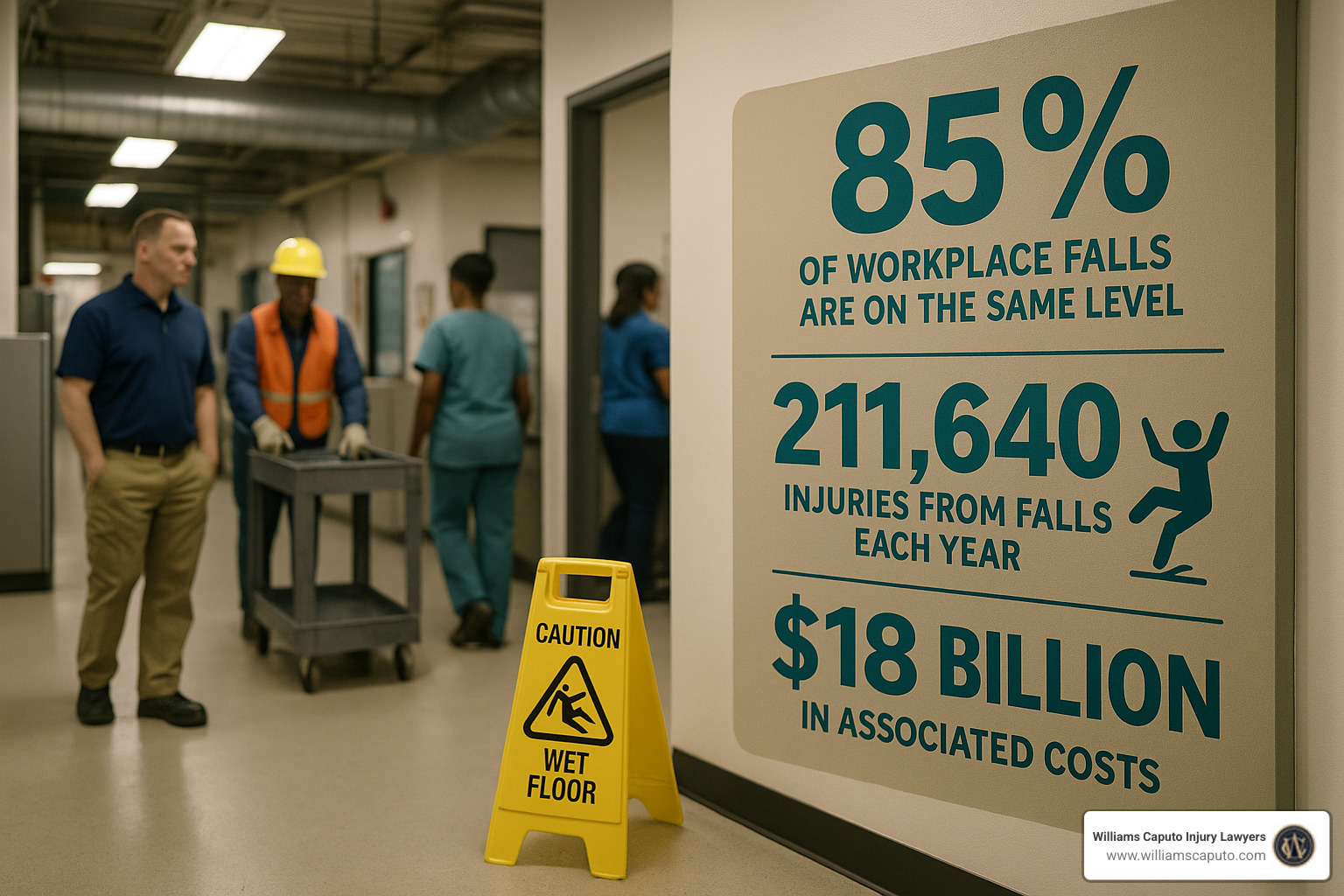workplace slip and fall statistics - slip and fall workplace