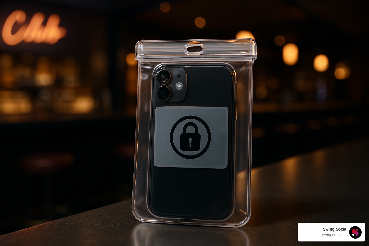 phone lock pouch used at privacy-conscious venues - local swingers clubs