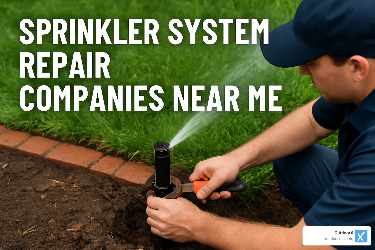 Hydrawise smart controller app on smartphone - sprinkler system repair companies near me