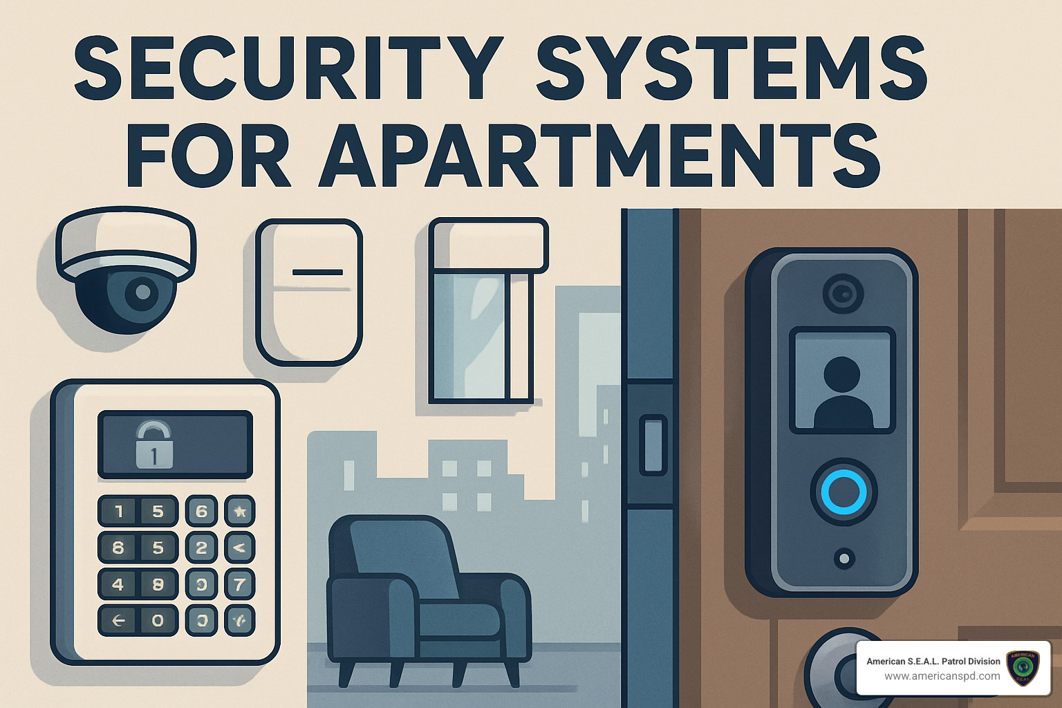 multi-sensor environmental monitoring dashboard - security systems for apartments