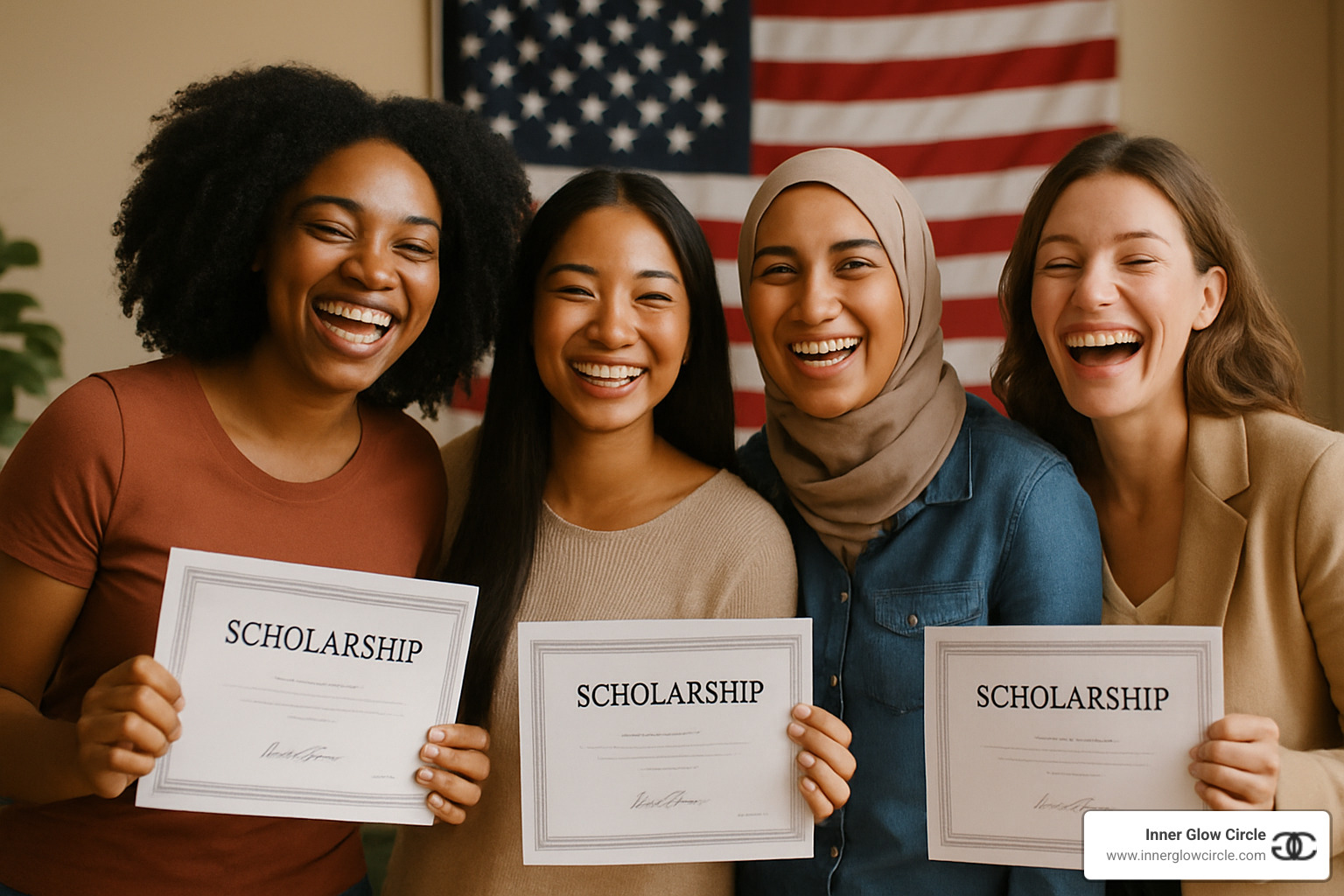 Inner Glow Circle scholarship recipients - career coach scholarship