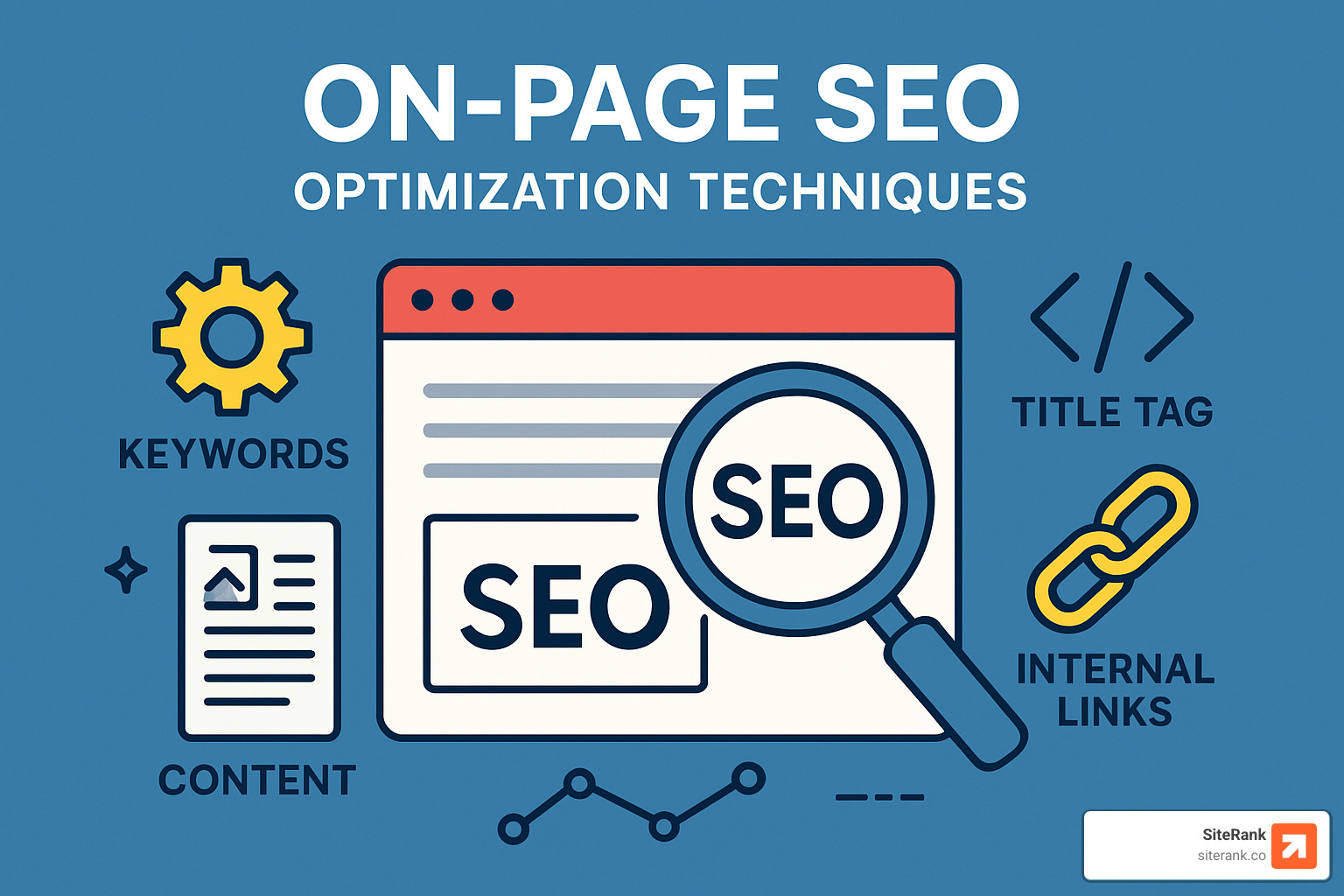 Content writer creating people-first keyword-focused content - on page seo optimization techniques