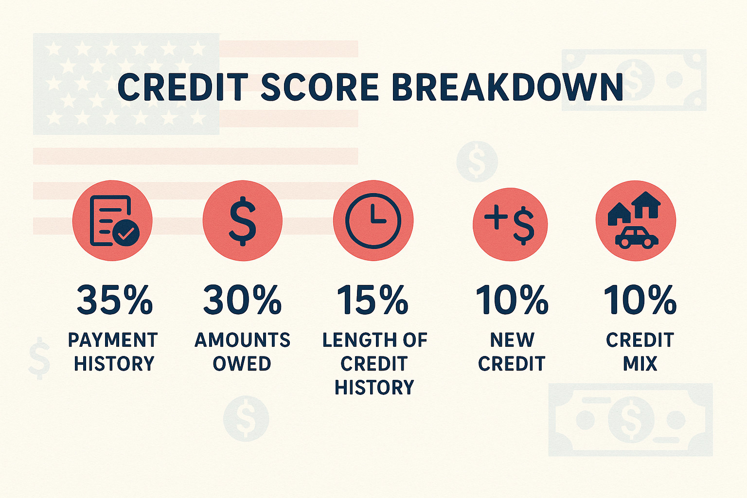 Credit score components breakdown - how to check your credit score Credit score components breakdown - how to check your credit score