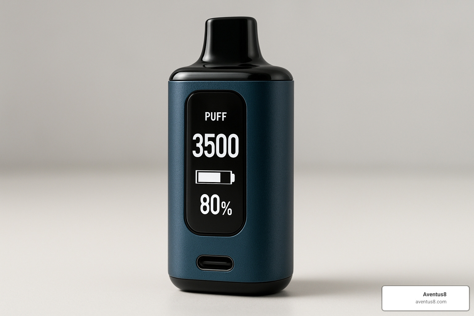 Next generation disposable vape with digital display and USB-C charging - disposables