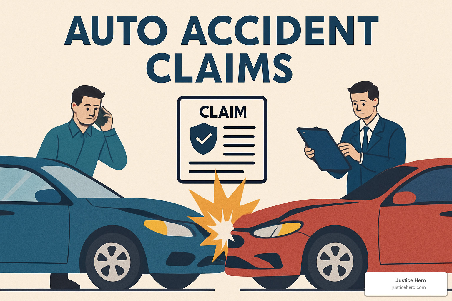 person filing insurance claim on mobile app - auto accident claims