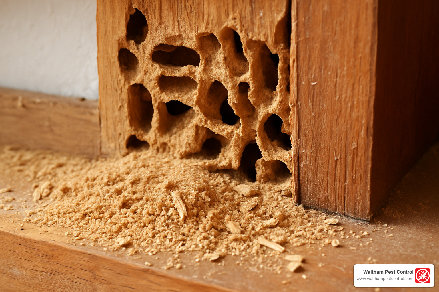 Carpenter ant damage to wooden structure - best thing for ants in the house