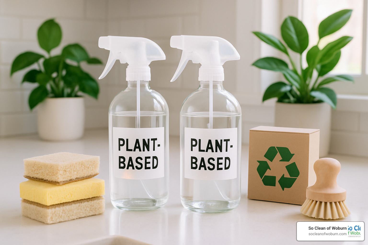 plant-based cleaning supplies and eco-friendly products - Top-rated cleaning company