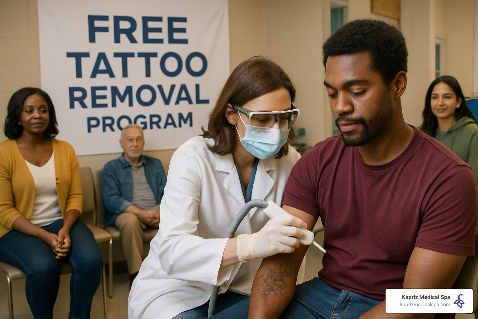 community tattoo removal program in action - affordable tattoo removal near me