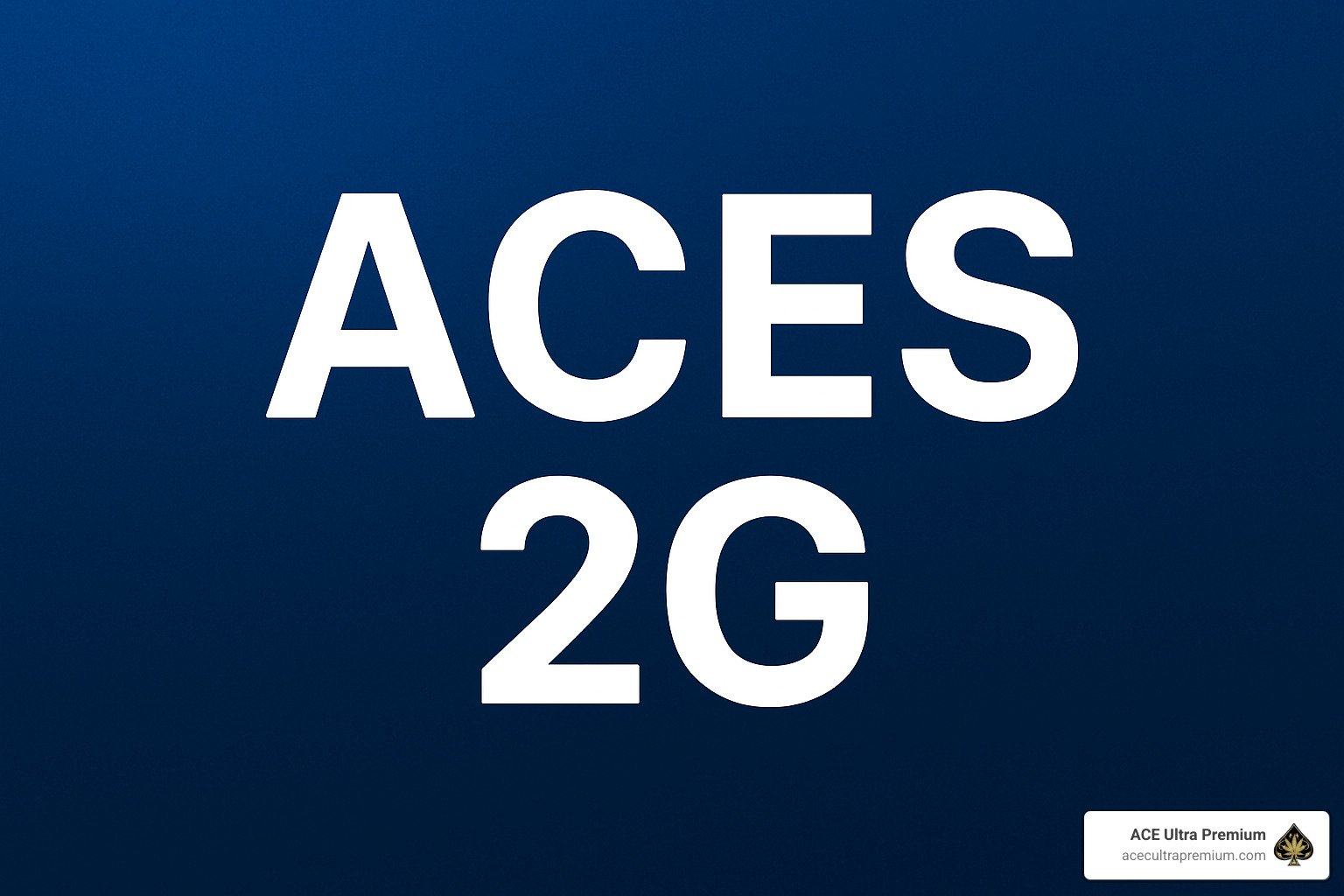 customer using ACES 2G device - aces 2g