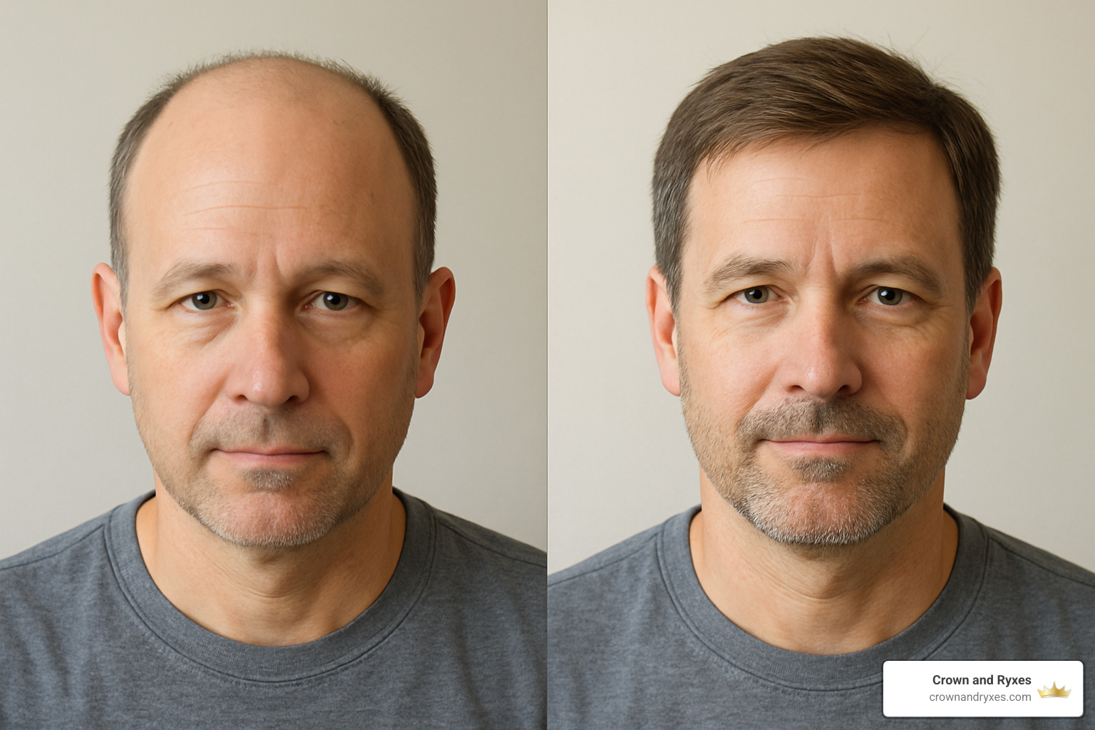 before and after hair regrowth treatment - best hair regrowth treatment for men