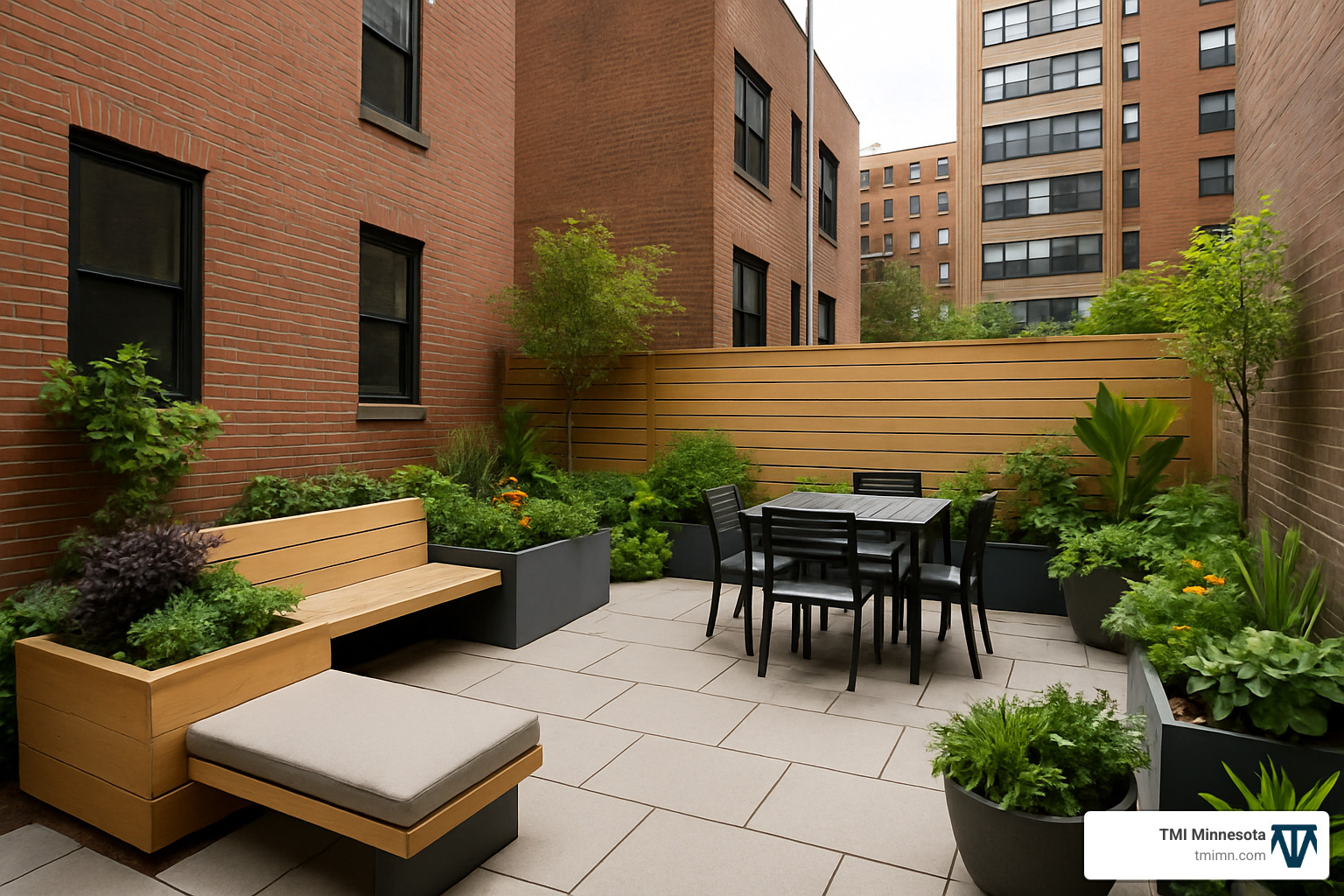 28473cc316c8816a8f83a377bb384aa7217a3ab5 Courtyard Design Ideas: 6 Stylish Outdoor Retreats Discover Courtyard design ideas to transform your outdoor space into a stylish, functional oasis with expert tips and inspiring visuals. small urban courtyard with multi-functional design - Courtyard design ideas
