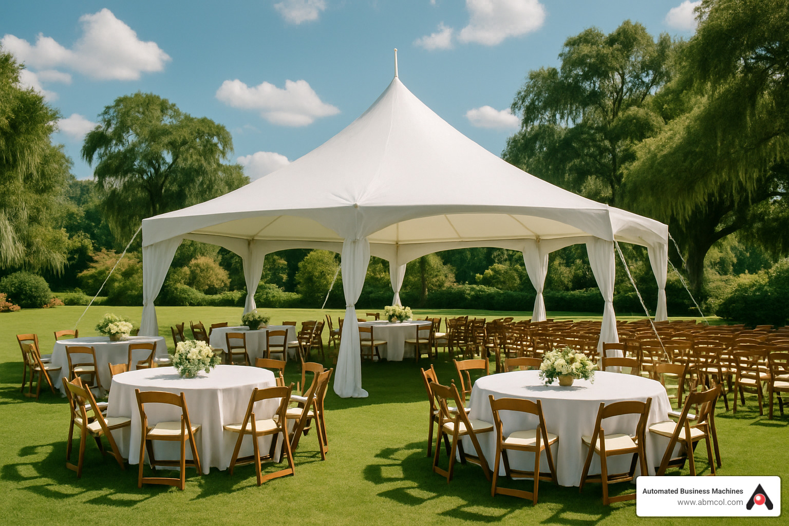 Outdoor wedding tent, table and chair setup in Columbus GA - equipment rentals columbus ga Outdoor wedding tent, table and chair setup in Columbus GA - equipment rentals columbus ga