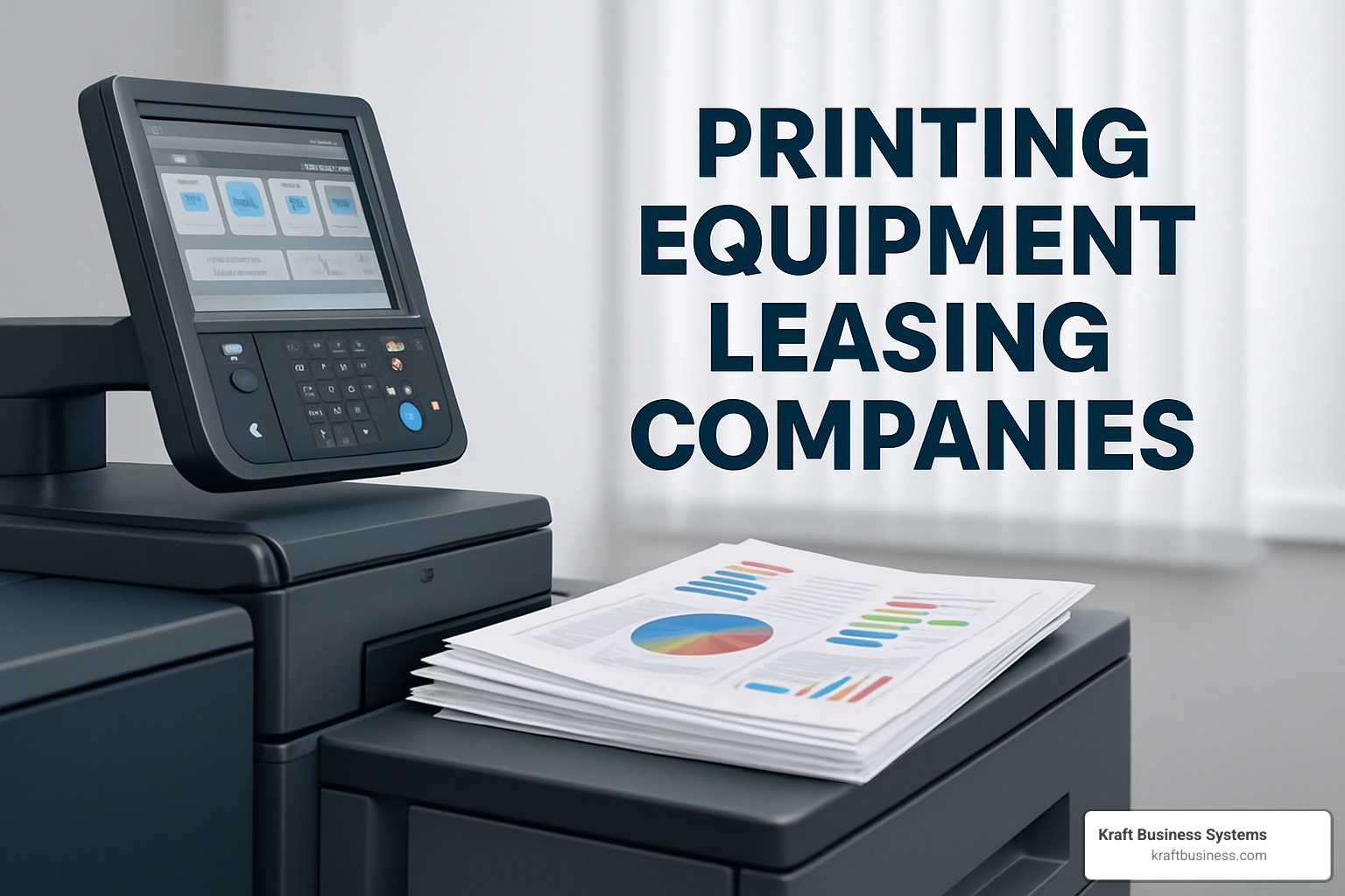 digital dashboard showing printer lease management interface - printing equipment leasing companies