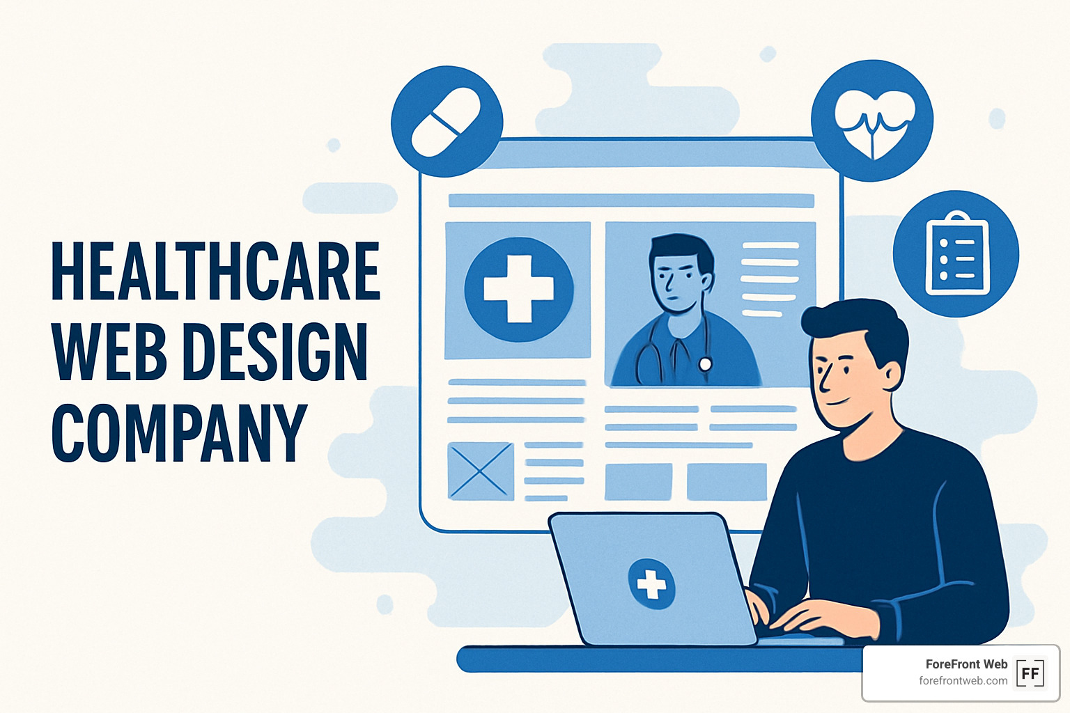 healthcare web design strategy session - Healthcare web design company