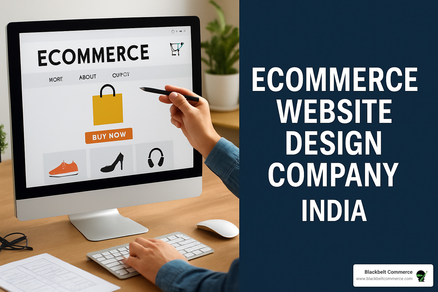 Example of a high-converting product page design - ecommerce website design company india