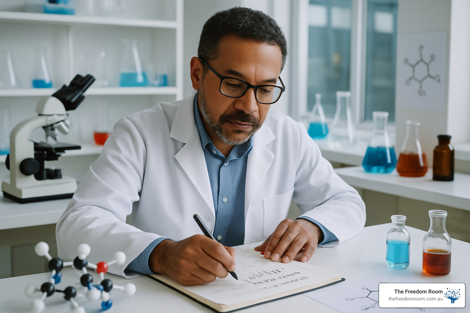 Researcher studying novel compounds for alcohol dependence treatment - alcohol dependence treatment drugs Researcher studying novel compounds for alcohol dependence treatment - alcohol dependence treatment drugs