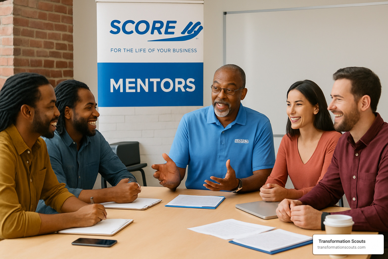 SCORE mentorship session with entrepreneurs - business growth workshops