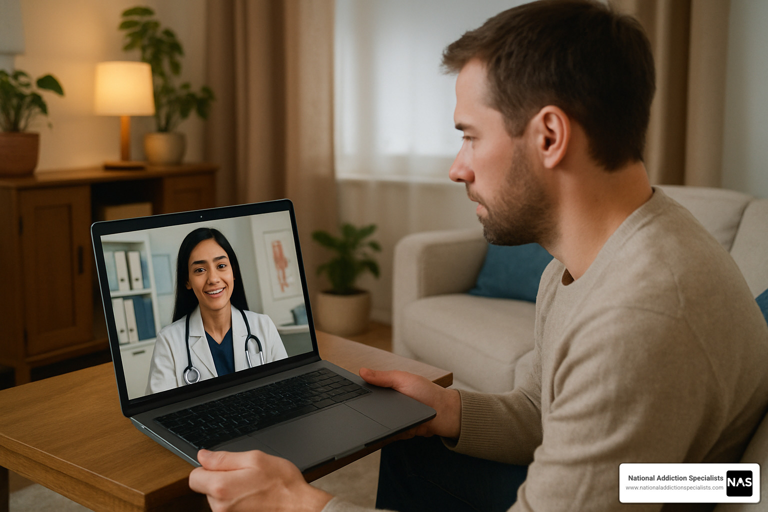 Telehealth doctor consultation - Medicaid opioid treatment