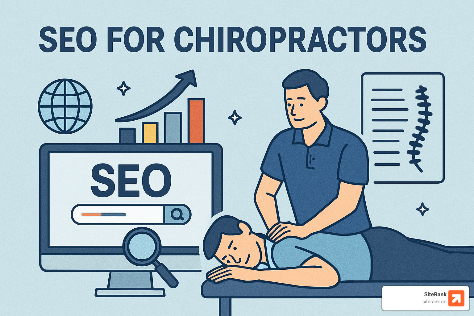 optimized Google Business Profile for a chiropractic clinic showing reviews, photos, and service information - seo for chiropractors
