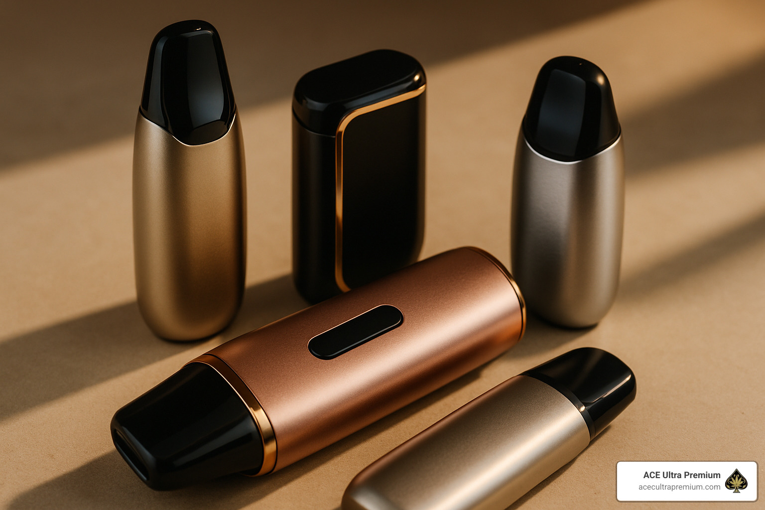 luxury vape devices with neat design elements - ace of vapes