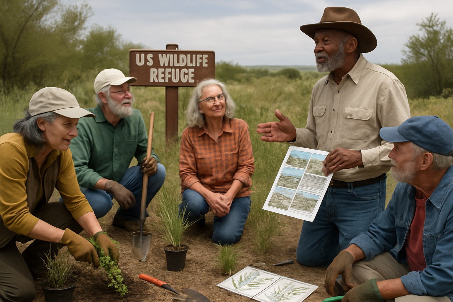 habitat restoration project combined with cultural education talk - cultural education programs for adults