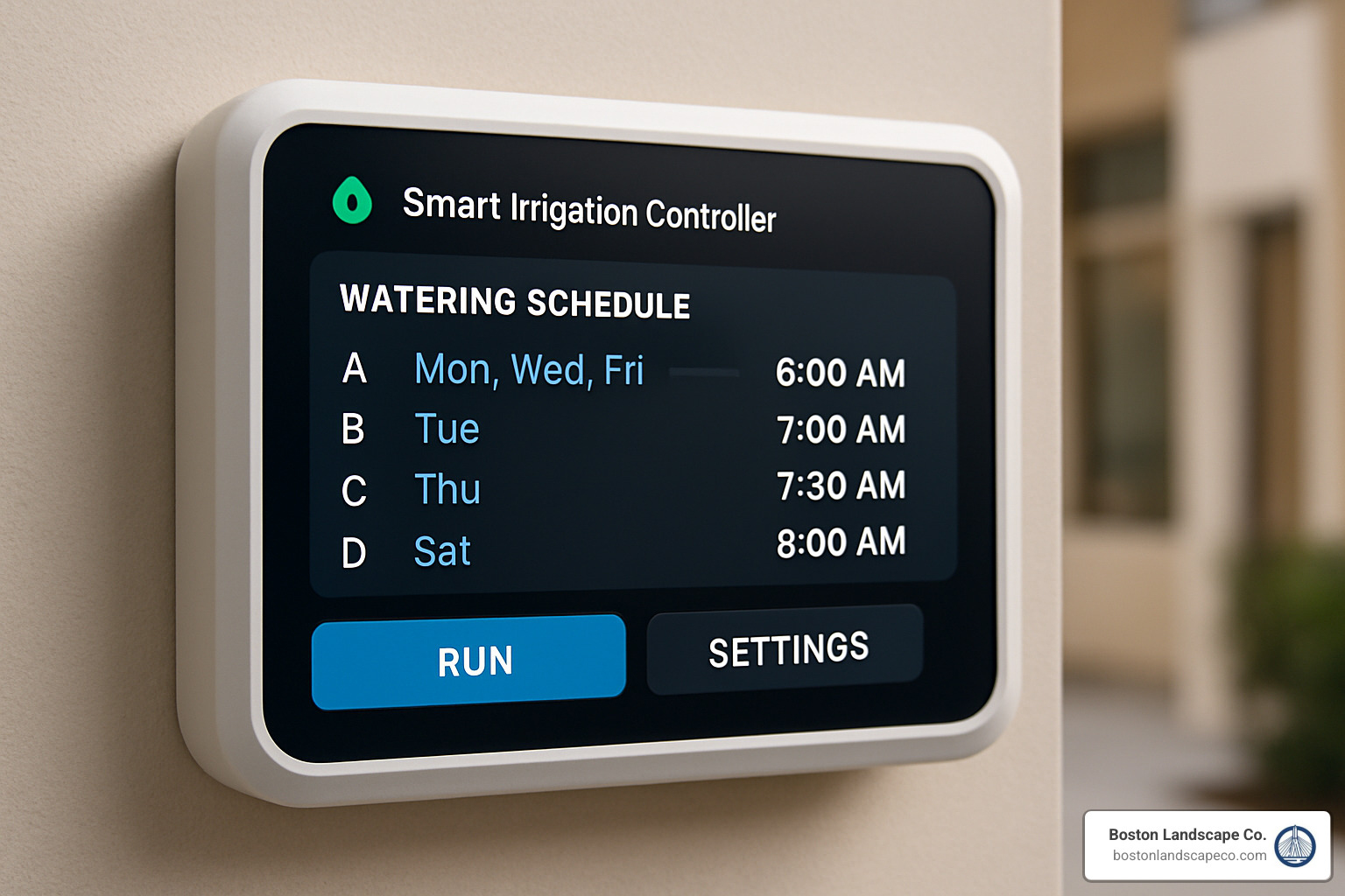 smart irrigation controller - irrigation system installation