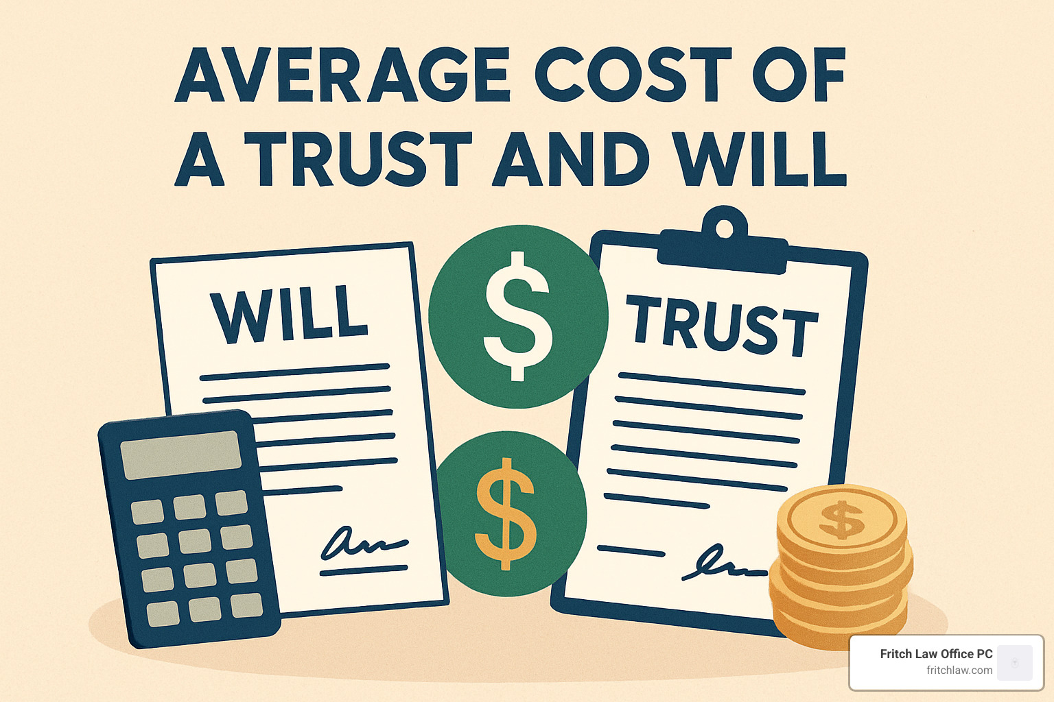 Average cost of a trust and will 7 essential insights for 2025