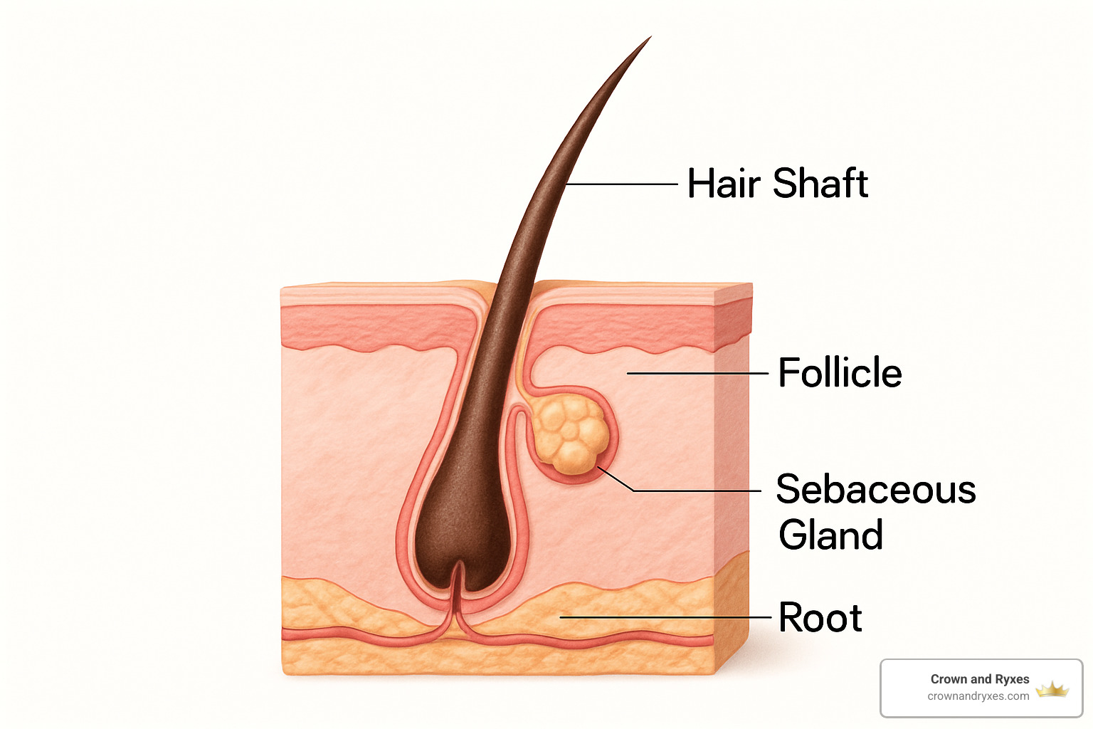 hair follicle diagram - hair restore