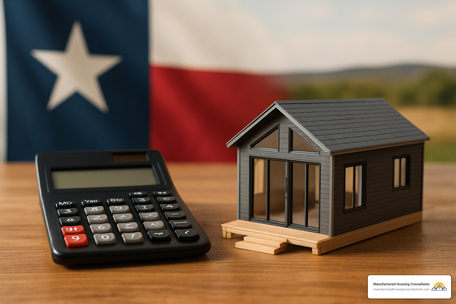 Calculator and tiny house model - buy a tiny house texas