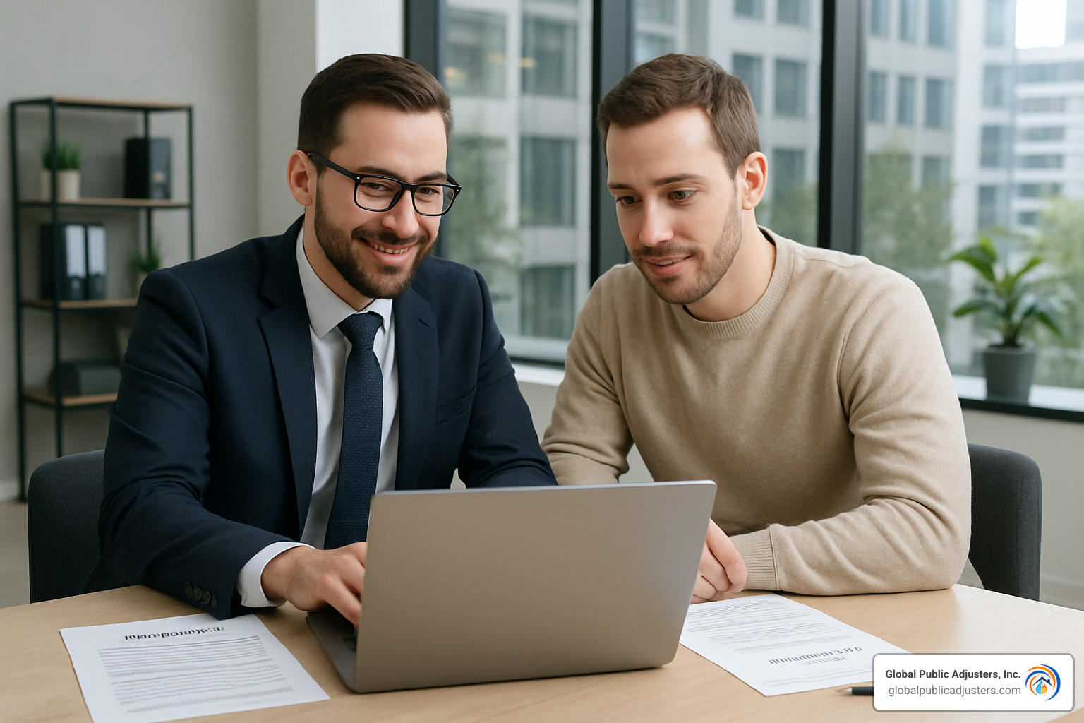 broker completing online claim portal with client - does an insurance broker help with claims