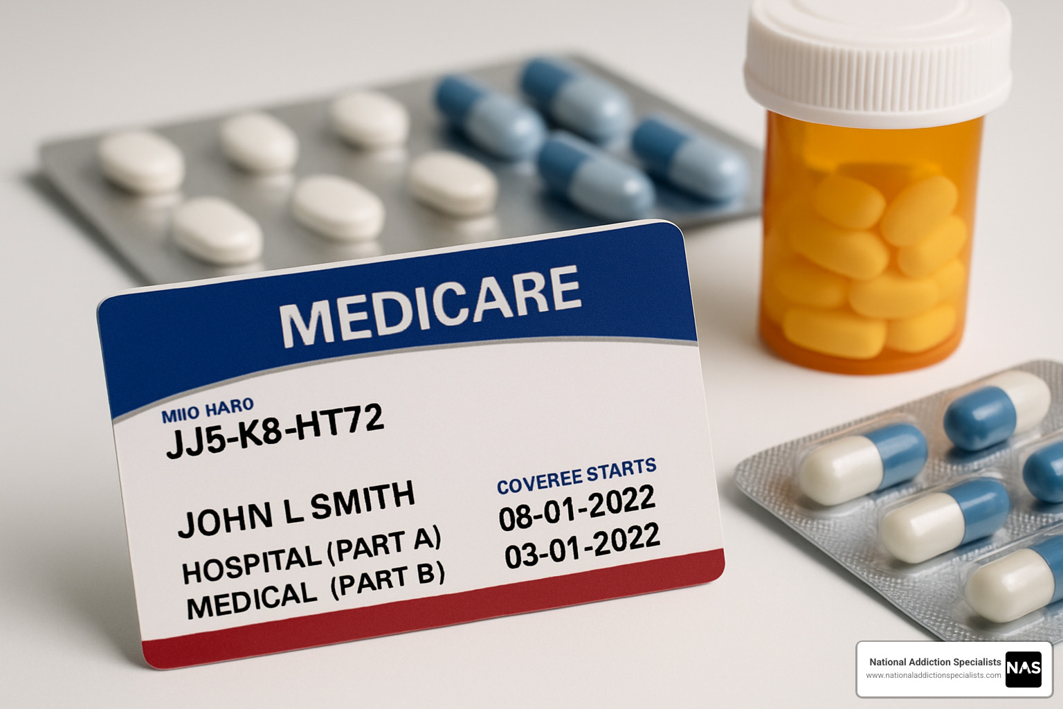 Medicare card with medication-assisted treatment medications - does medicare cover medication assisted treatment
