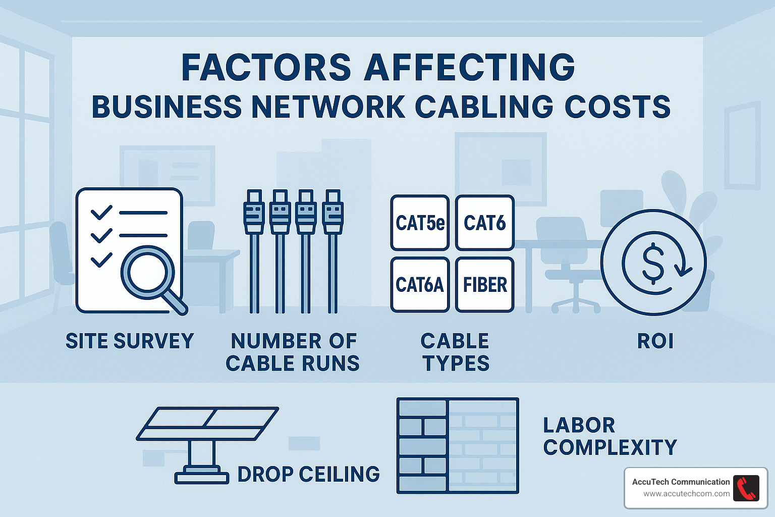 network cabling cost factors breakdown - Business Cabling Services
