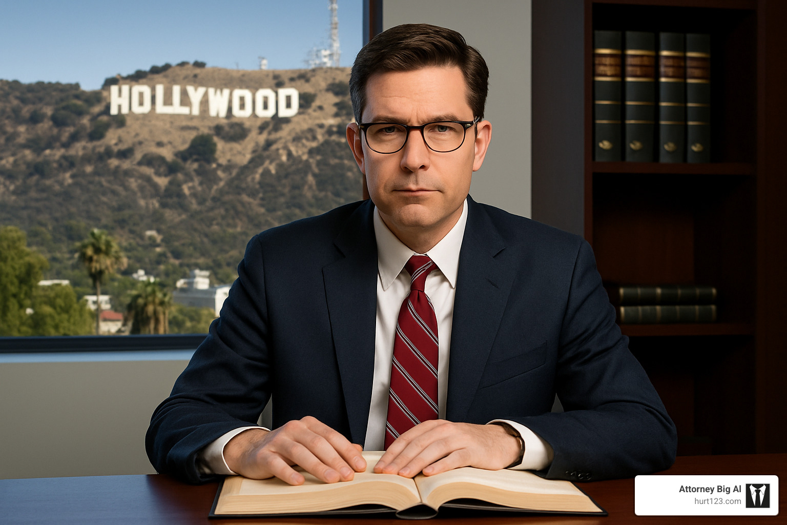 Attorney consulting with client about contingency fee arrangement - hollywood attorney