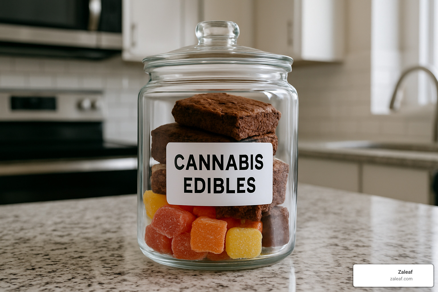 Proper storage of cannabis edibles in airtight jar - how long does an edible last