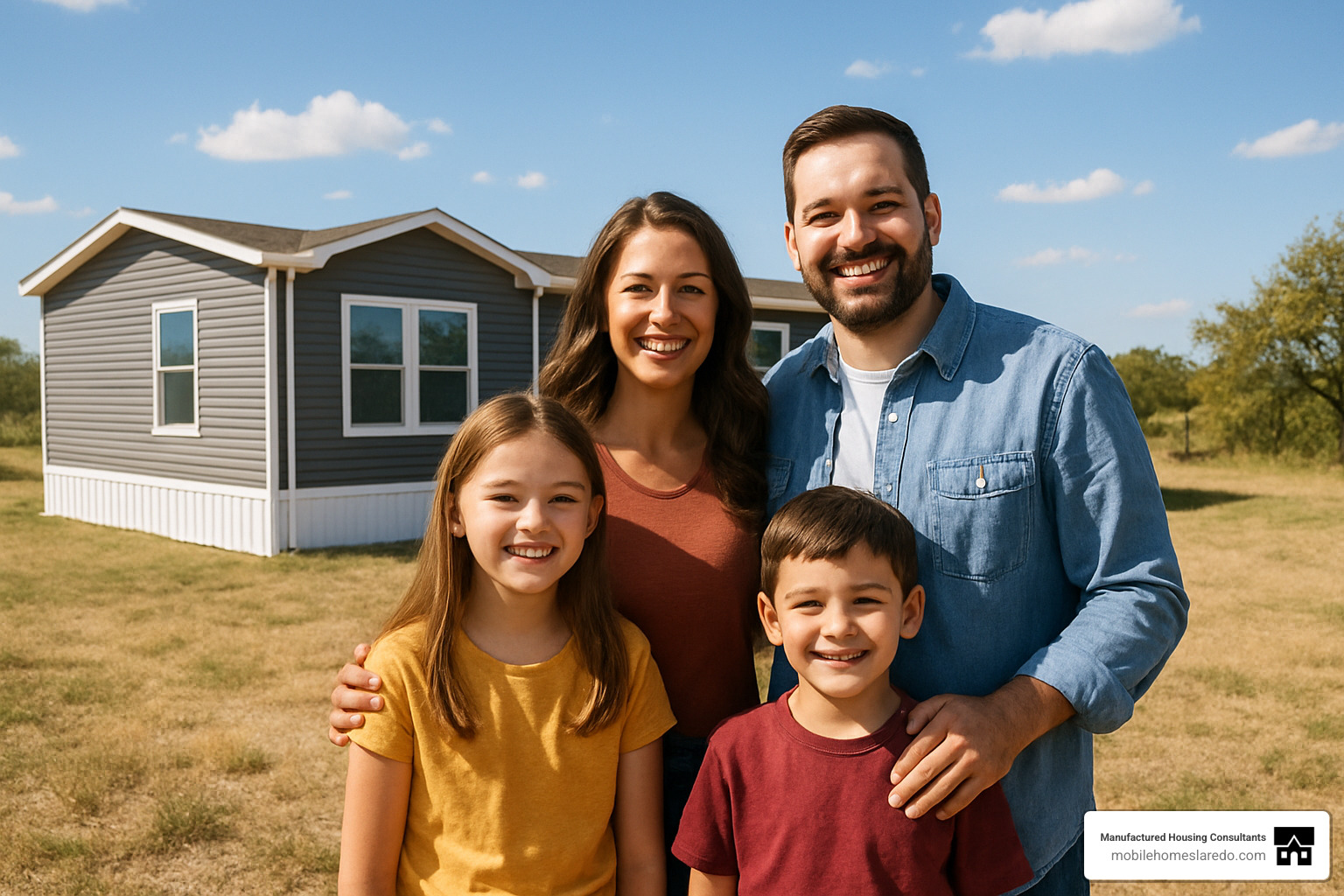 happy homeowners in front of manufactured home - jessup homes happy homeowners in front of manufactured home - jessup homes