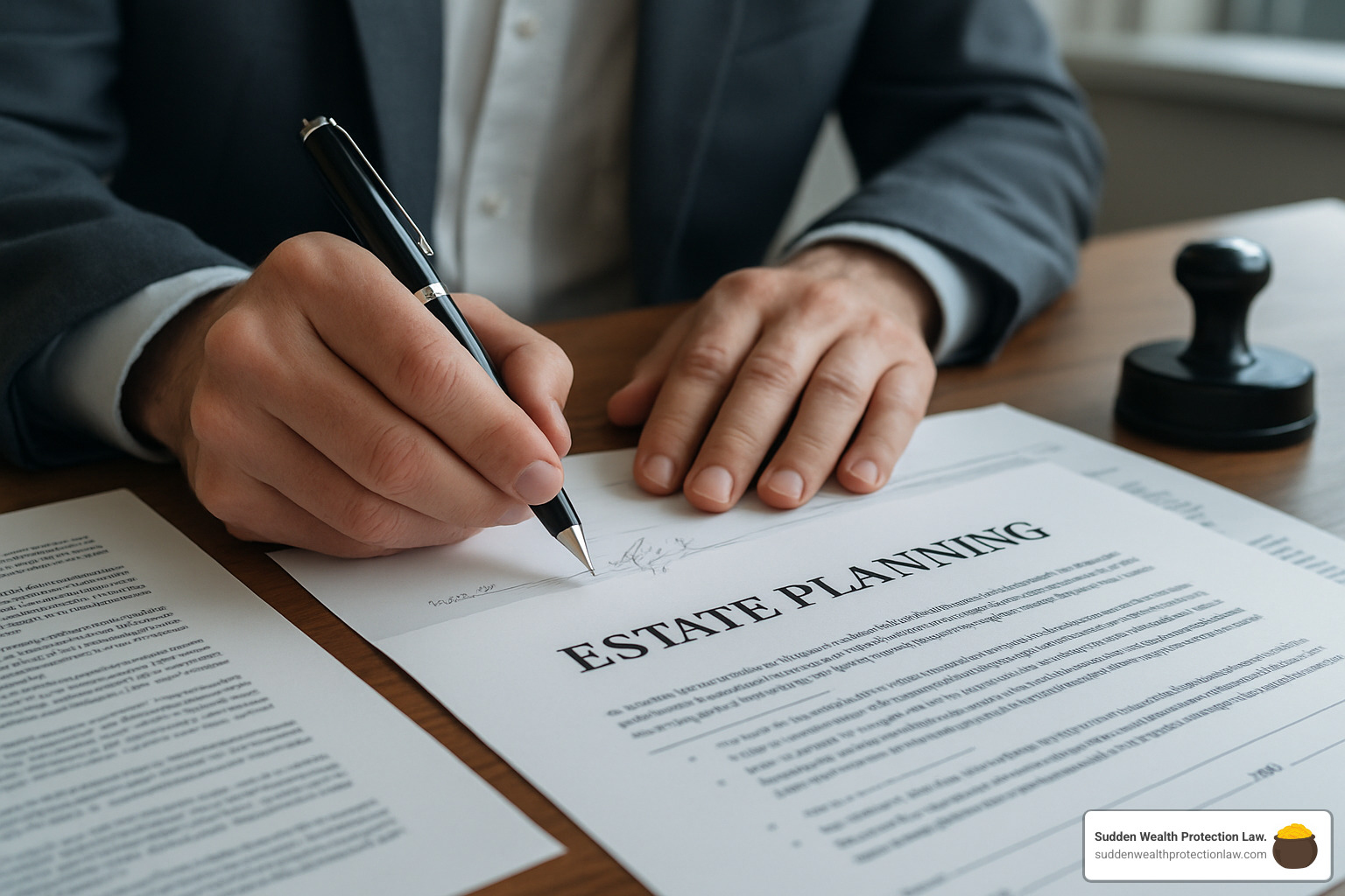 Estate planning documents being signed - Arizona estate planning checklist