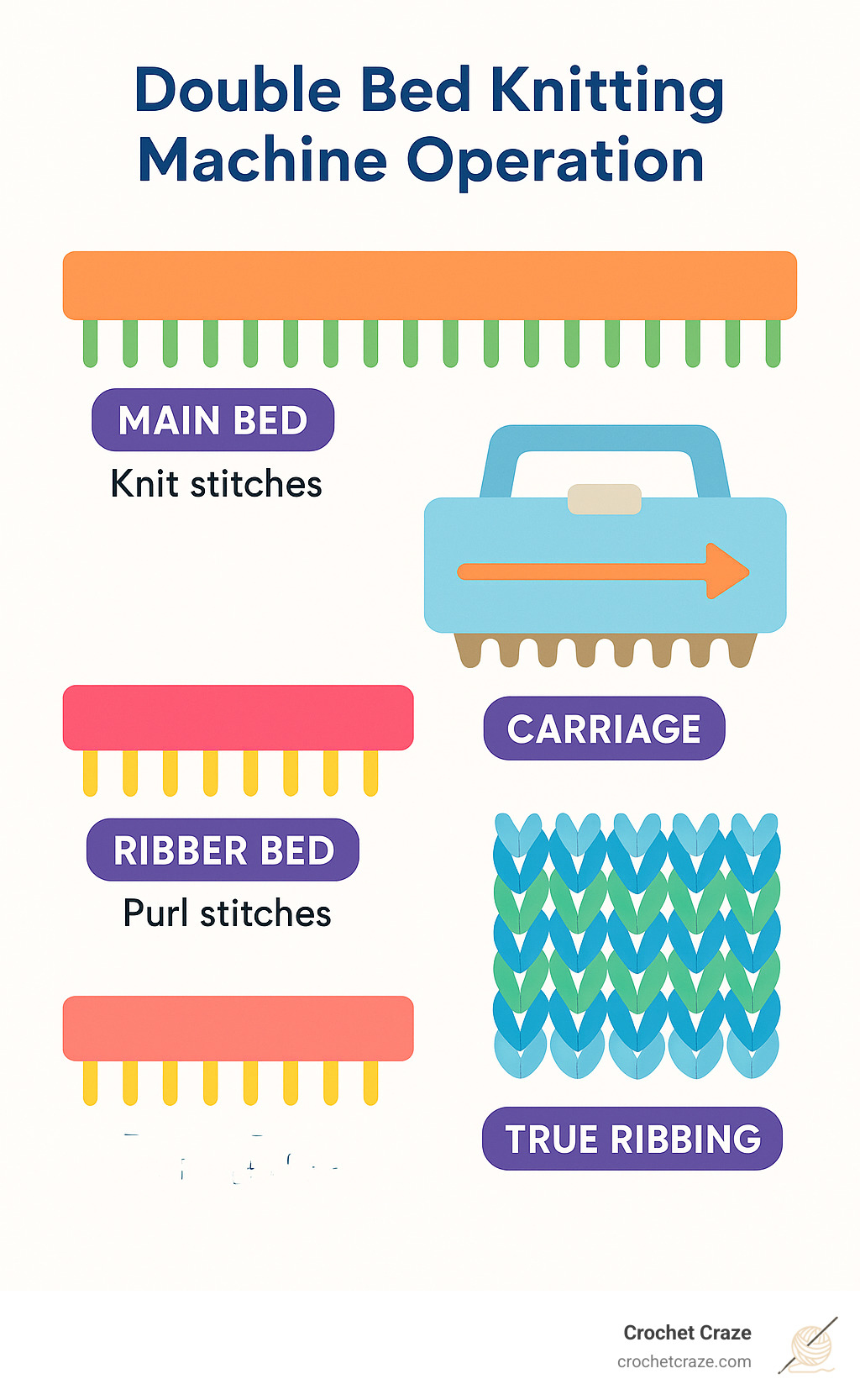 Double Bed Knitting Machines That'll Have You in Stitches