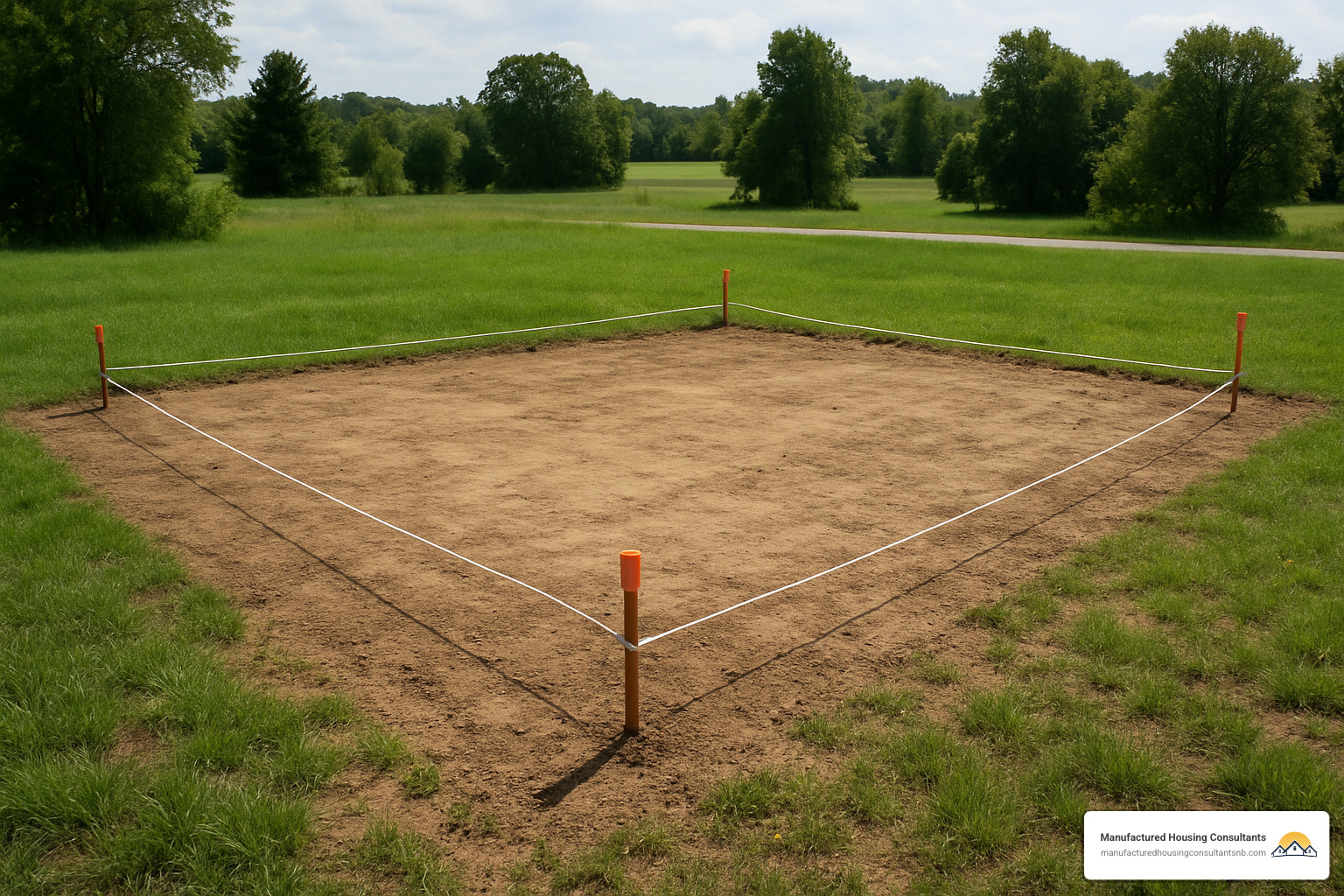 surveyed acreage ready for manufactured home placement - how to buy a mobile home with no money down