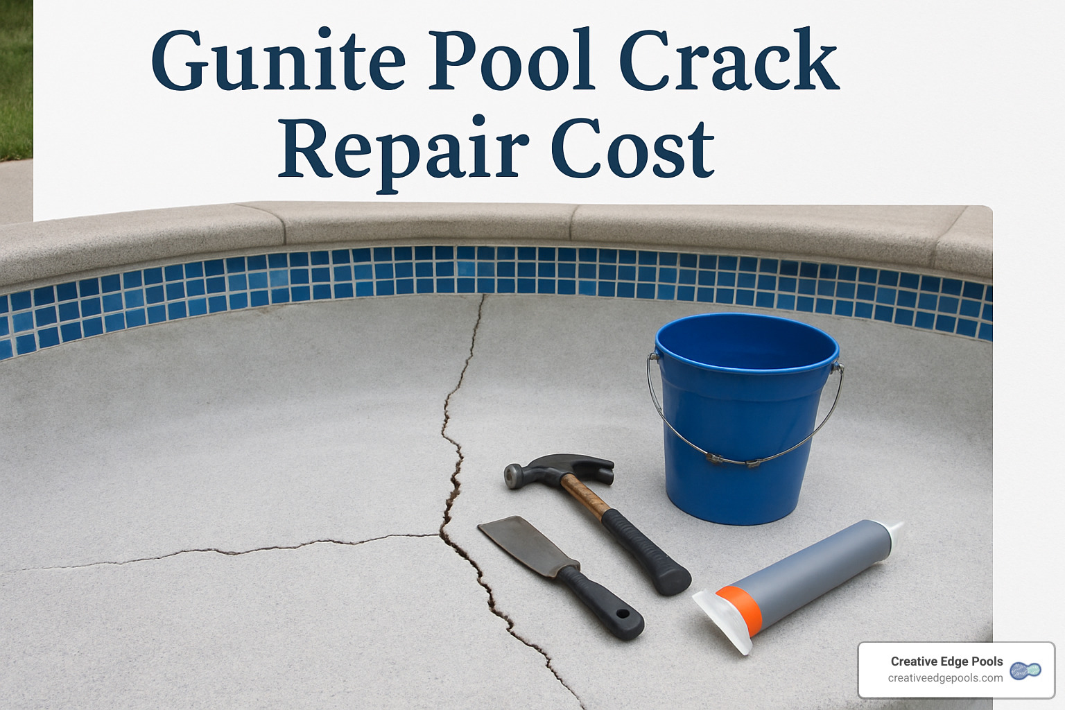 common gunite pool crack patterns - gunite pool crack repair cost