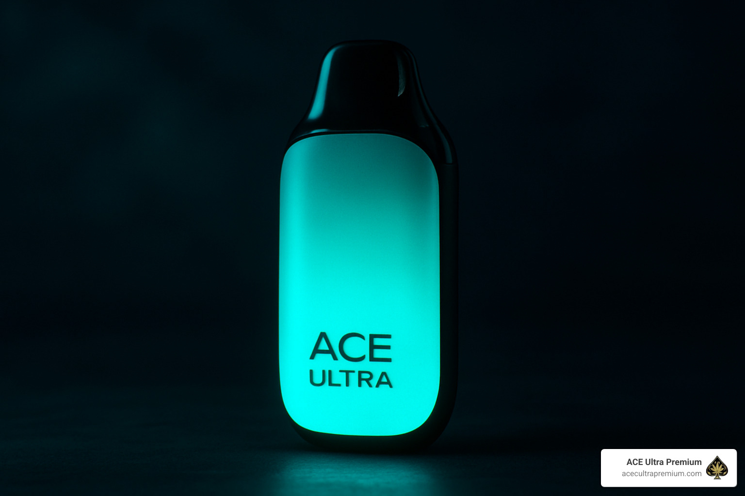 Glow-in-the-dark Ace Ultra device illuminated in low light - ace ultra Glow-in-the-dark Ace Ultra device illuminated in low light - ace ultra