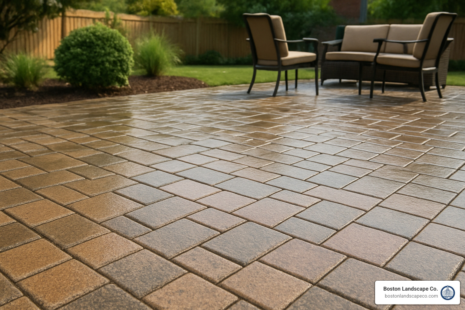 sealed paver patio - hardscapes definition