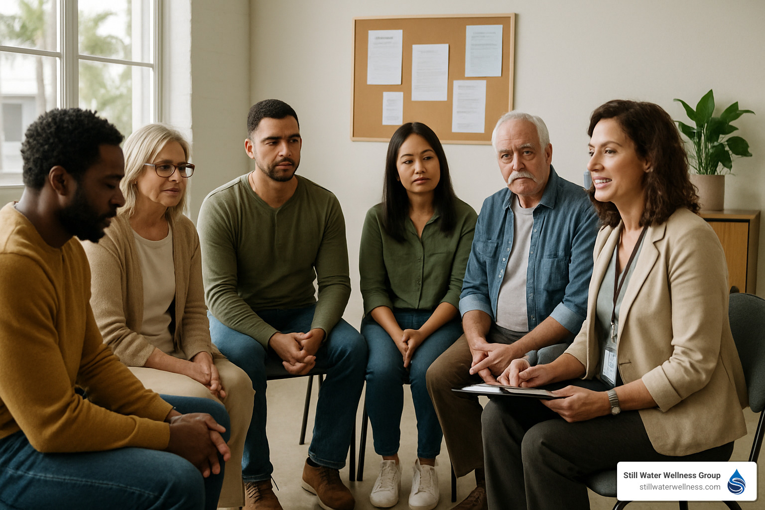 group counseling session at affordable rehab center - affordable rehab centers in southern california