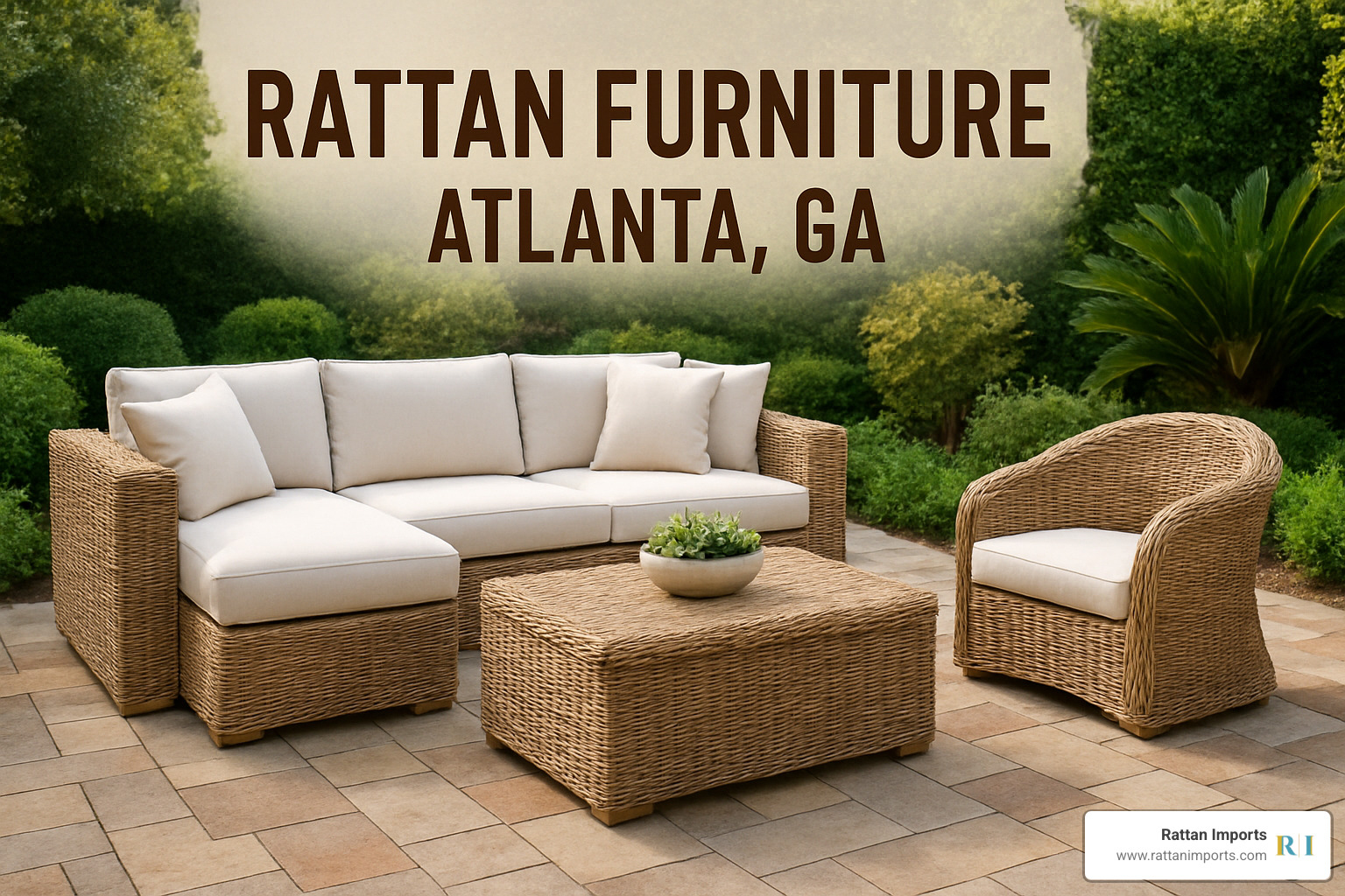 Collage of price tags showing various rattan furniture costs from budget to luxury ranges - rattan furniture atlanta ga