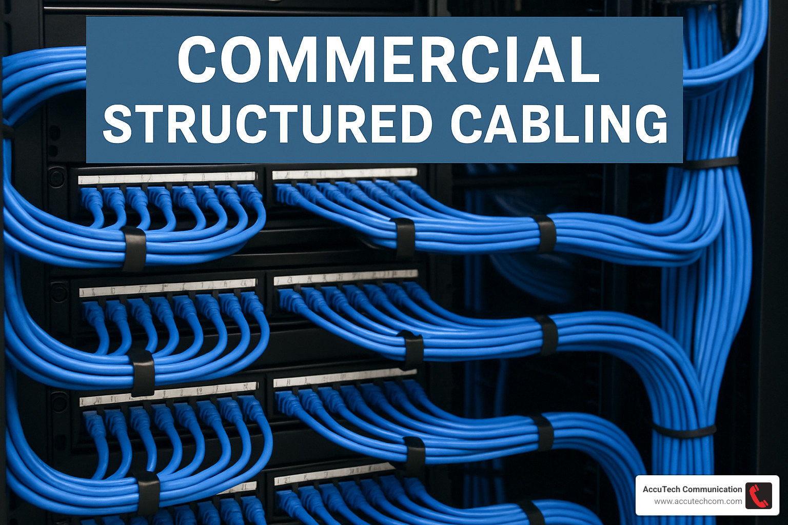 detailed diagram of structured cabling subsystems in a multi-story building - commercial structured cabling