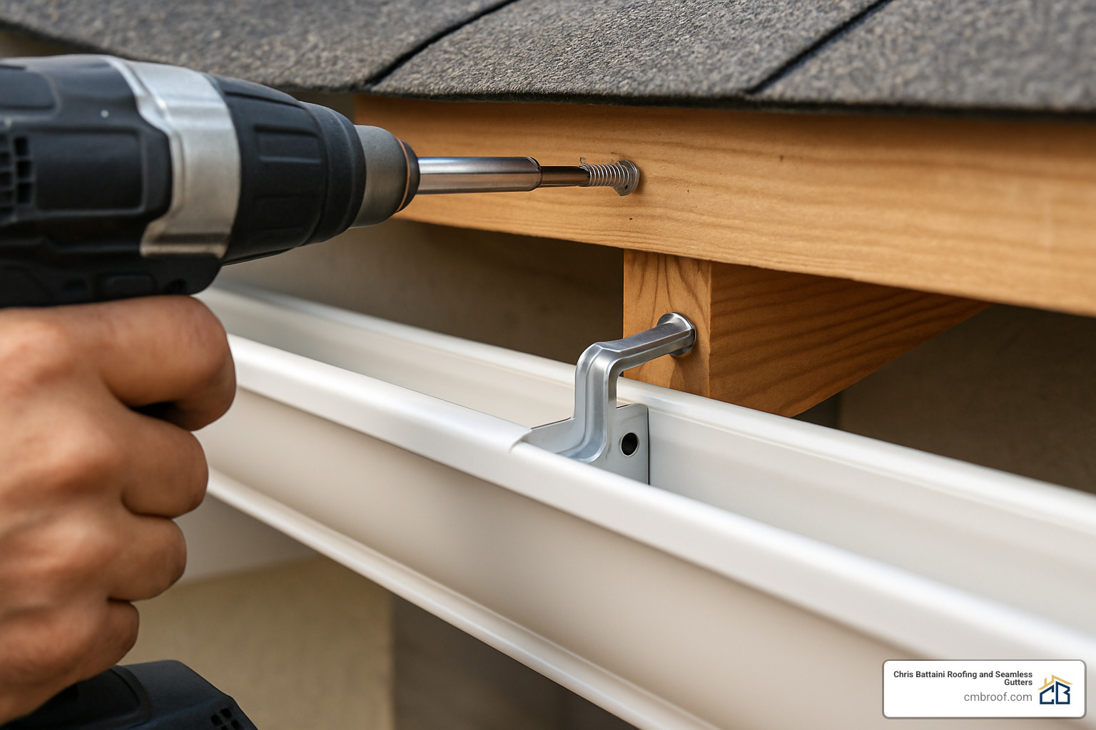 Proper gutter hanger installation into rafter tails - attaching gutter