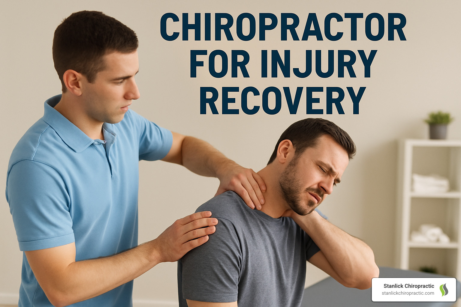 Step-by-step chiropractic treatment process visualization - Chiropractor for Injury Recovery