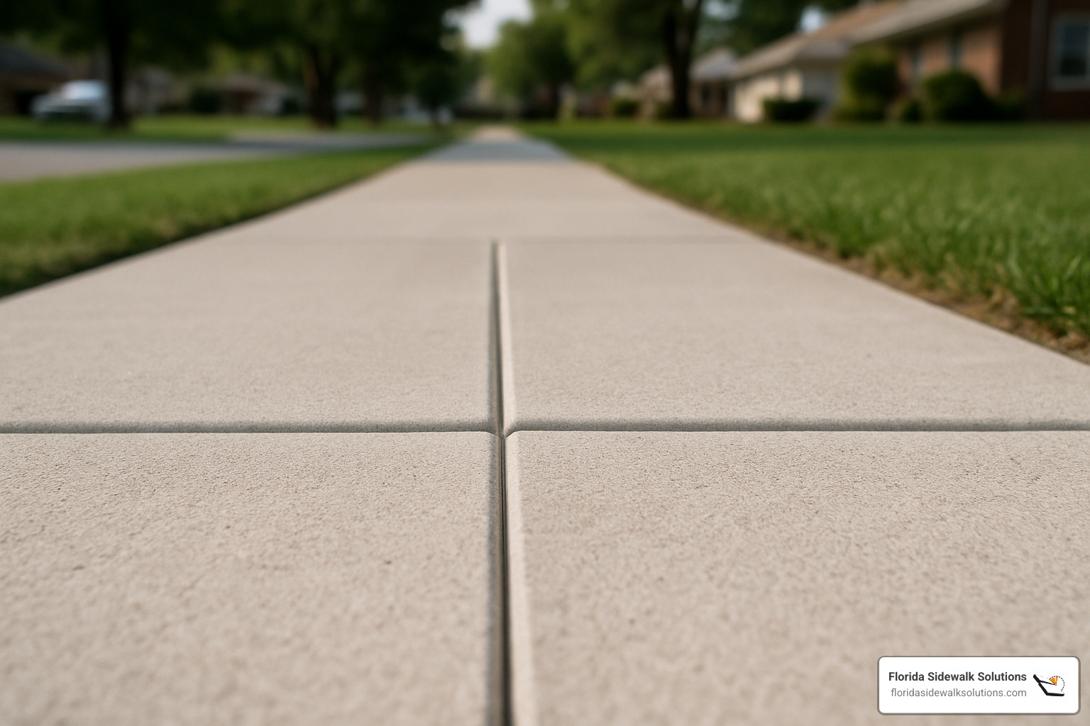 finished sidewalk with flush, level joint - how to fix not leveled sidewalk