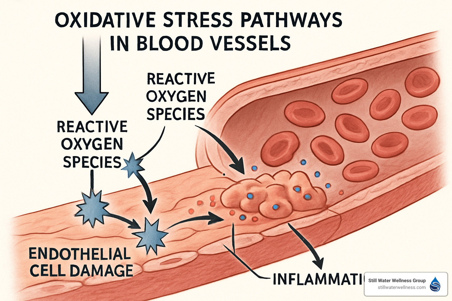 oxidative stress pathways in blood vessels - how does drug addiction affect the circulatory system