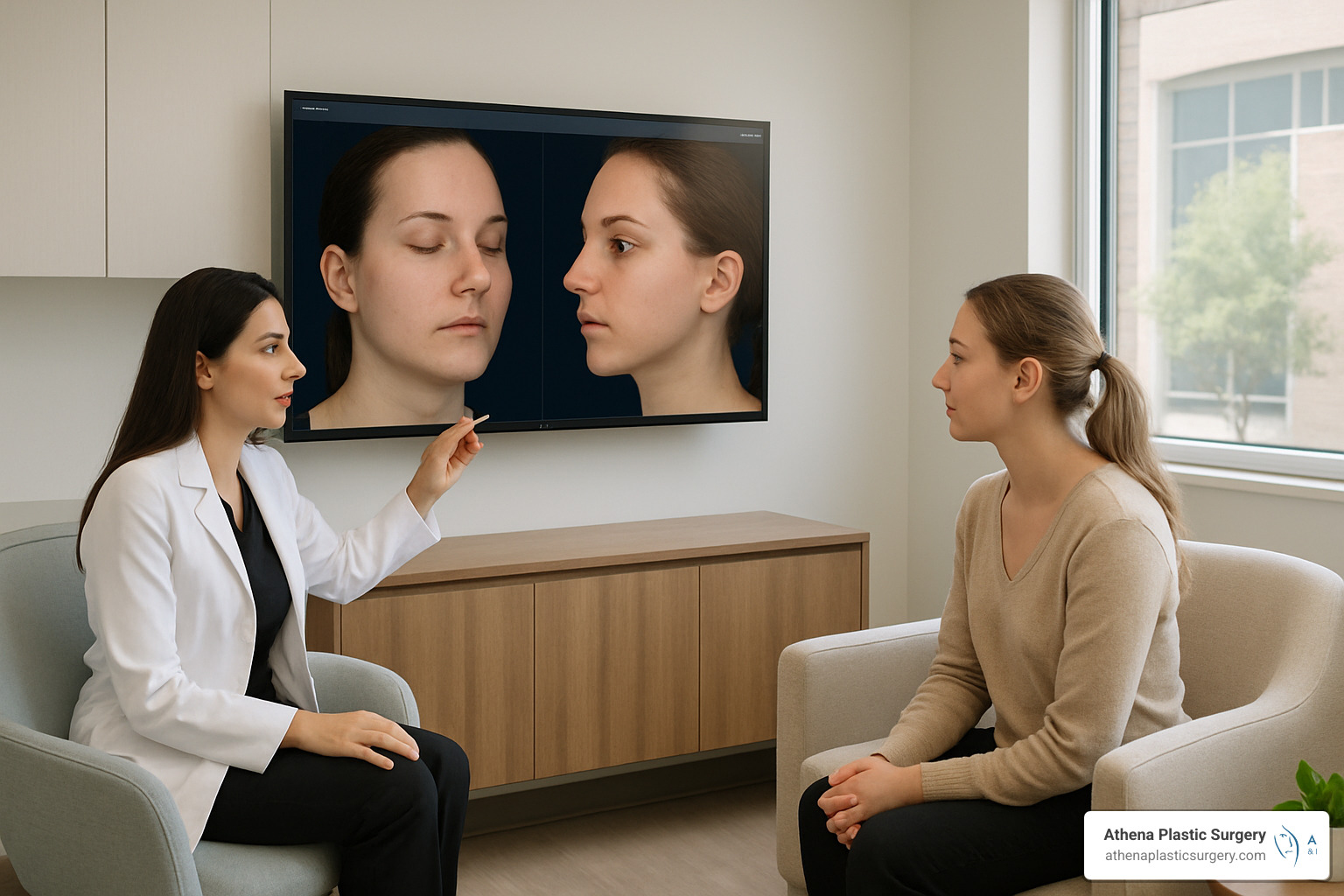 The Cream of the Crop: Best Plastic Surgeons in West Palm Beach 8 Patient consultation room with 3D imaging technology - best plastic surgeons in west palm beach