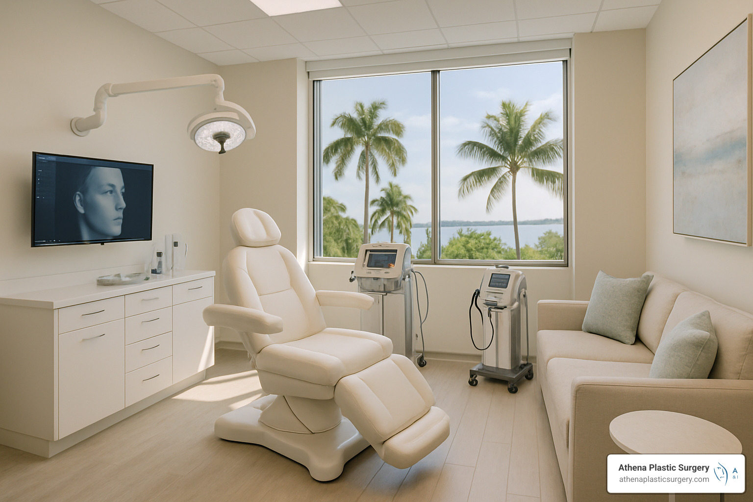 The Cream of the Crop: Best Plastic Surgeons in West Palm Beach 4 West Palm Beach surgical consultation room with modern equipment - best plastic surgeons in west palm beach